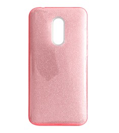 Силикон Glitter Xiaomi Redmi 5 Plus (Розовый)