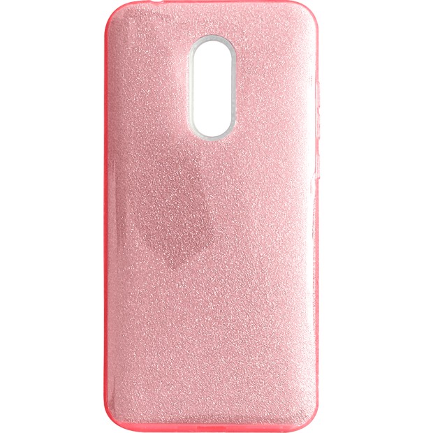 Чехол Силикон Glitter Xiaomi Redmi 5 Plus (розовый)