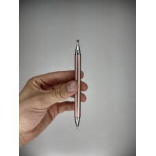 Ручка-стилус двусторонняя (Розовое золото)