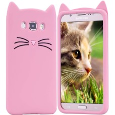 Силикон Kitty Case Samsung Galaxy J5 (2016) J510 (Розовый)