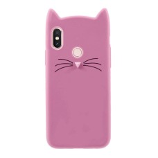 Силиконовый чехол Kitty Case Xiaomi Mi A2 / Mi6x (розовый)