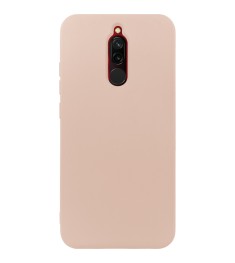 Силикон Original 360 Case Logo Xiaomi Redmi 8 (Пудровый)