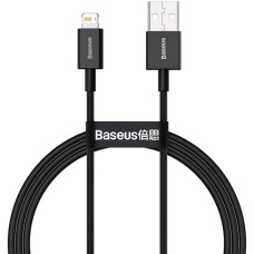 USB-кабель Baseus Superior 2.4A (1m) (Lightning) (Чёрный) CALYS-A01