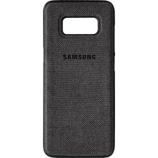 Силикон Textile Samsung Galaxy S8 (Чёрный)
