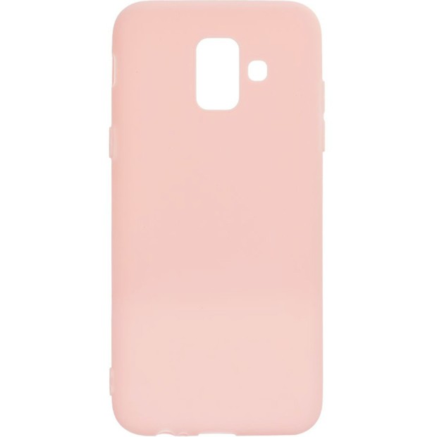 Силиконовый чехол iNavi Color Samsung Galaxy A6 (2018) A600 (розовый)