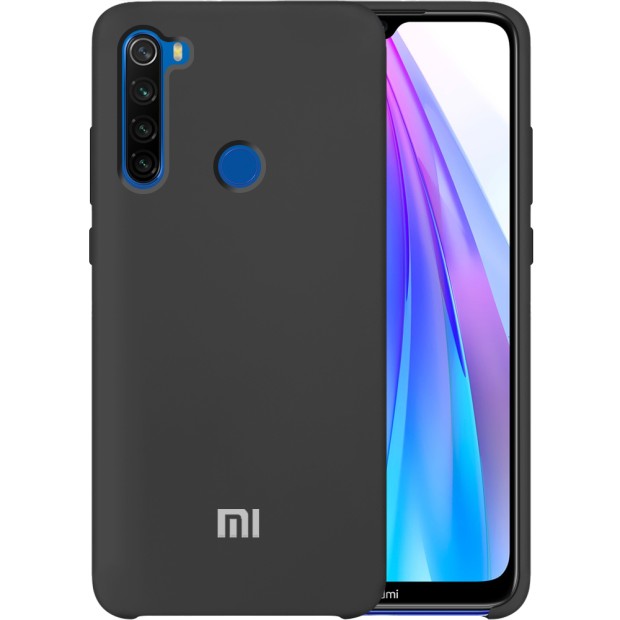 Силикон Original Case Logo Xiaomi Redmi Note 8T (Черный)