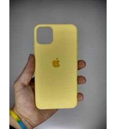 Силикон Original Case Apple iPhone 11 Pro Max (Yellow cream)