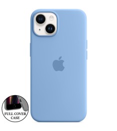 Силикон Original Round Case Apple iPhone 14 (37) Azure