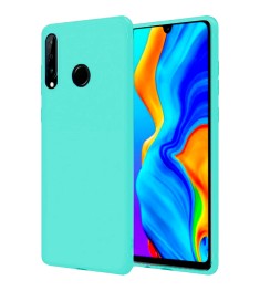 Силиконовый чехол iNavi Color Huawei P30 Lite (Бирюзовый)