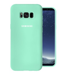 Силикон Original 360 Case Logo Samsung Galaxy S8 Plus (Бирюзовый)