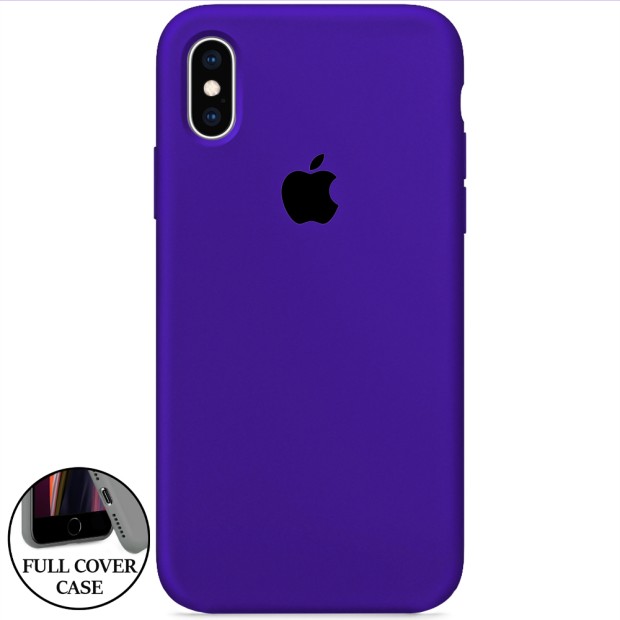 Силикон Original Round Case Apple iPhone X / XS (02) Ultra Violet