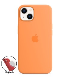 Силикон Original MagSafe Case Apple iPhone 13 (Marigold)