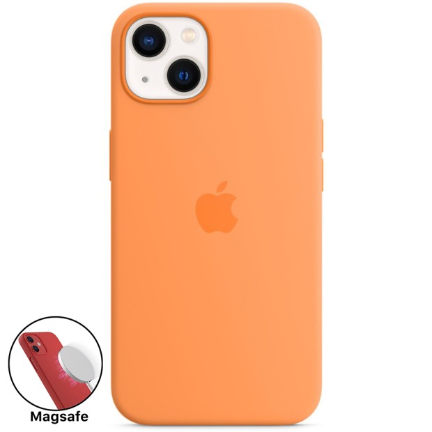 Силикон Original MagSafe Case Apple iPhone 13 (Marigold)