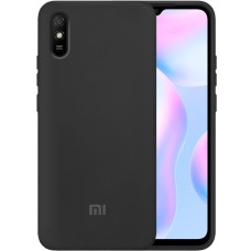 Силикон Original 360 Case Logo Xiaomi Redmi 9A (Чёрный)