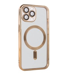 Чехол UMKU Shining with MagSafe Apple iPhone 13 Pro Max (Gold)