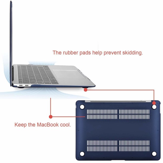 Чехол-накладка Apple Macbook 15.4 Pro 2020 (Sapphire blue)