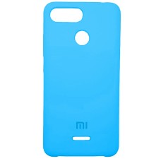 Силиконовый чехол Original Case Xiaomi Redmi 6 (Голубой)