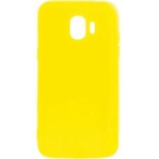 Силиконовый чехол iNavi Color Samsung Galaxy J2 (2018) J250 (желтый)