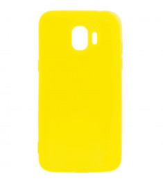 Силиконовый чехол iNavi Color Samsung Galaxy J2 (2018) J250 (желтый)