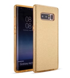 Силикон Glitter Samsung Galaxy Note 8 (N950) (Золотой)