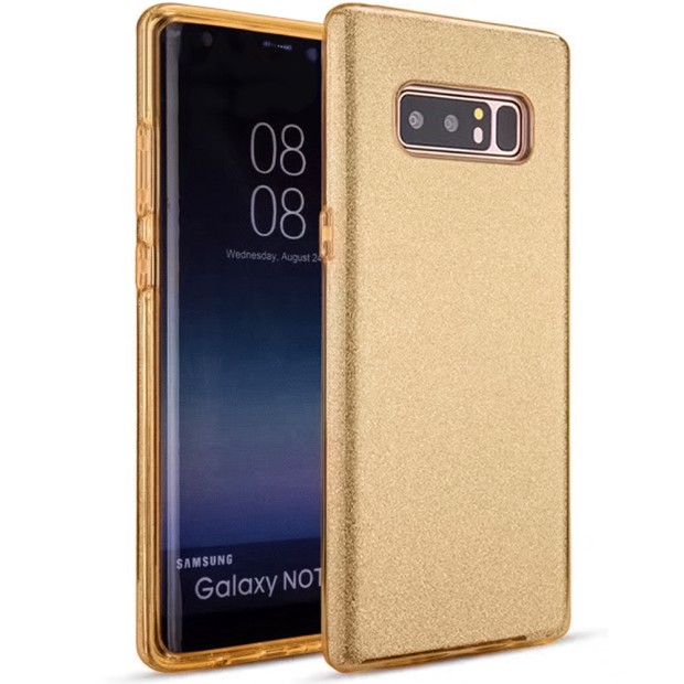 Силикон Glitter Samsung Galaxy Note 8 (N950) (Золотой)