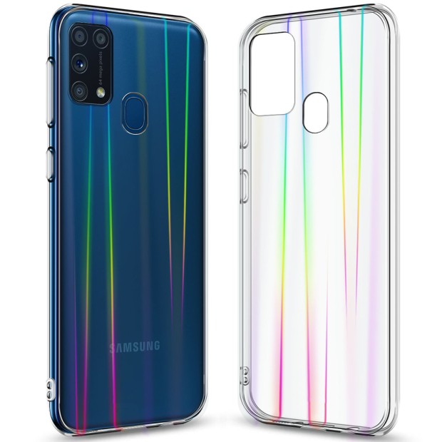 Силикон 3D Gradient Case Samsung Galaxy M31 (2020) (Прозрачный)