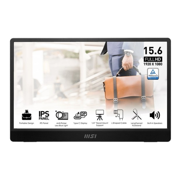 Монитор портативный MSI 15.6" PRO MP161 E2 IPS Black