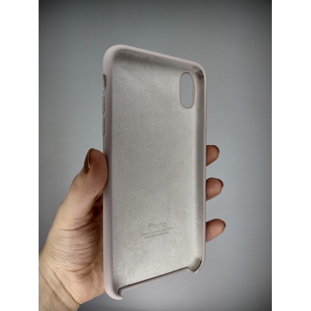 Силиконовый чехол Original Case Apple iPhone XS Max (35) Lavender