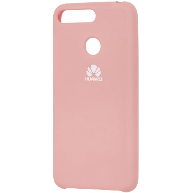 Силиконовый чехол Original Case Huawei Y6 (2018) (Пудра)