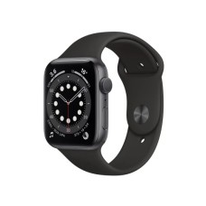 Смарт-часы Apple Watch Series 6 44mm (Black Case) (Black Sport Band) (Grade A) 85% Б/У O