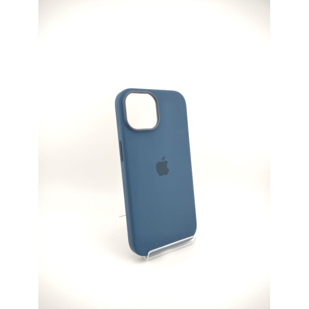 Чехол Silicone Case with MagSafe Apple iPhone 15 (Storm Blue)