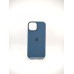 Чехол Silicone Case with MagSafe Apple iPhone 15 (Storm Blue)