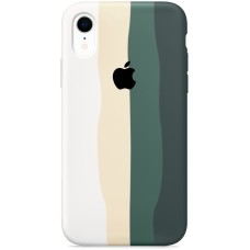 Силікон Rainbow Case Apple iPhone XR (Green)