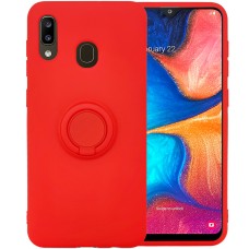 Чехол Ring Silicone Case Samsung Galaxy A20 / A30 (Красный)