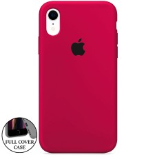 Силикон Original Round Case Apple iPhone XR (04) Rose Red