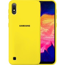 Силикон Original Casе Samsung Galaxy A10 / M10 (2019) (Жёлтый)