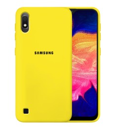 Силикон Original Casе Samsung Galaxy A10 / M10 (2019) (Жёлтый)