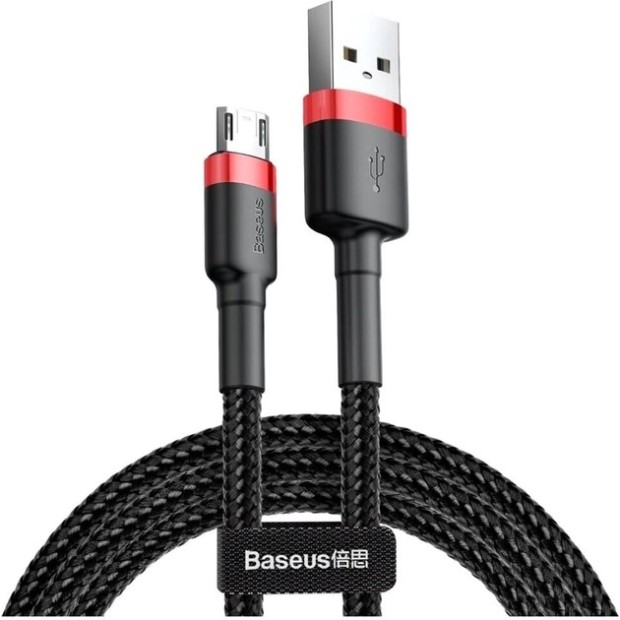 USB-кабель Baseus Cafule Special Edition 2A (3m) (MicroUSB) (Чёрный) CAMKLF-H91