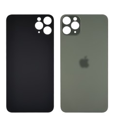 Заднее стекло корпуса для Apple iPhone 11 Pro Max Midnight Green (тёмно-зелёное)..