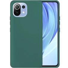 Силикон Original 360 Case Xiaomi Mi 11 (Тёмно-зелёный)