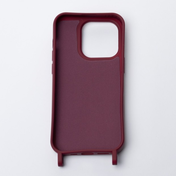 Накладка Cord Case Apple IPhone 14 Pro (Бордовый)