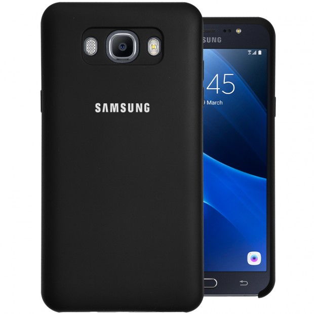 Силиконовый чехол Original Case Samsung Galaxy J7 (2016) J710 (Чёрный)