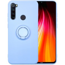 Чехол Ring Silicone Case Xiaomi Redmi Note 8 (Голубой)