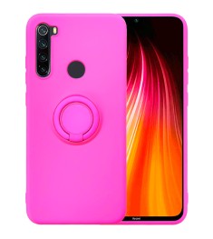 Чехол Ring Silicone Case Xiaomi Redmi Note 8 (Розовый)