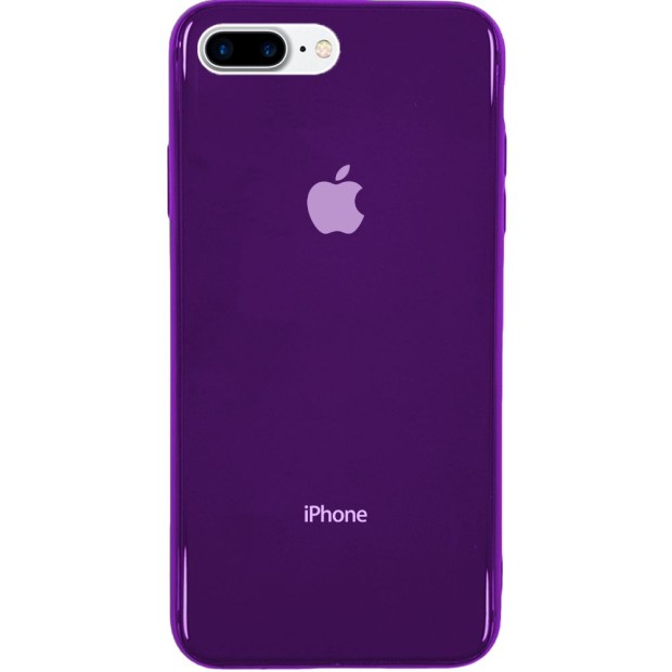 Накладка Premium Glass Case Apple iPhone 7 Plus / 8 Plus (Фиолетовый)
