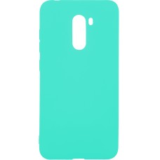 Силиконовый чехол iNavi Color Xiaomi Pocophone F1 (Бирюзовый)