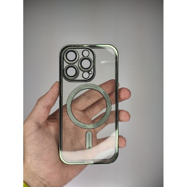 Чехол UMKU Shining with MagSafe Apple iPhone 14 Pro (Dark Green)