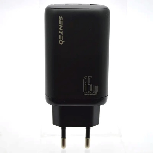 СЗУ-адаптер USB Senteo Z-21 PD QC 65W (1USB / 2Type-C) (Чёрный)