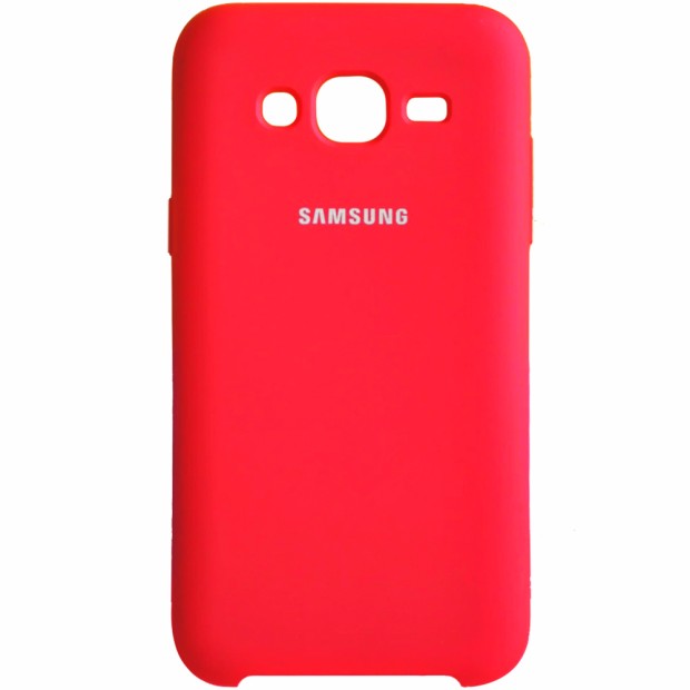 Силиконовый чехол Original Case Samsung Galaxy J5 (2015) J500 (Красный)