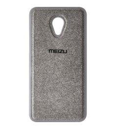 Силикон Textile Meizu M5 (Серый)